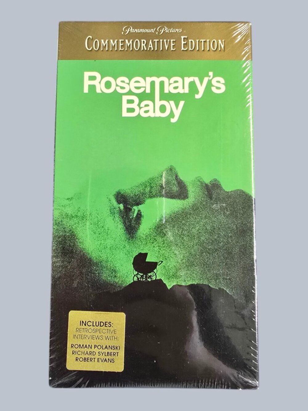 Rosemary’s Baby (VHS, 1968/2000, Commemorative Edition) NEW Sealed w Watermarks!